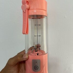 Portable Pink Blender Bottle juice cup